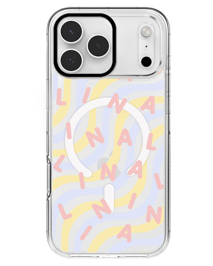 iPhone Rearguard MagSwap - CUSTOM MONOGRAM 2.0 Rosewater