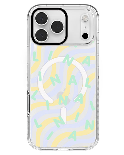 iPhone Rearguard MagSwap - CUSTOM MONOGRAM 2.0 Tosca