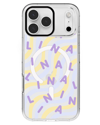 iPhone Rearguard MagSwap - CUSTOM MONOGRAM 2.0 Lilac