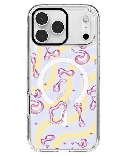 iPhone Rearguard MagSwap - Pink Chrome Monogram
