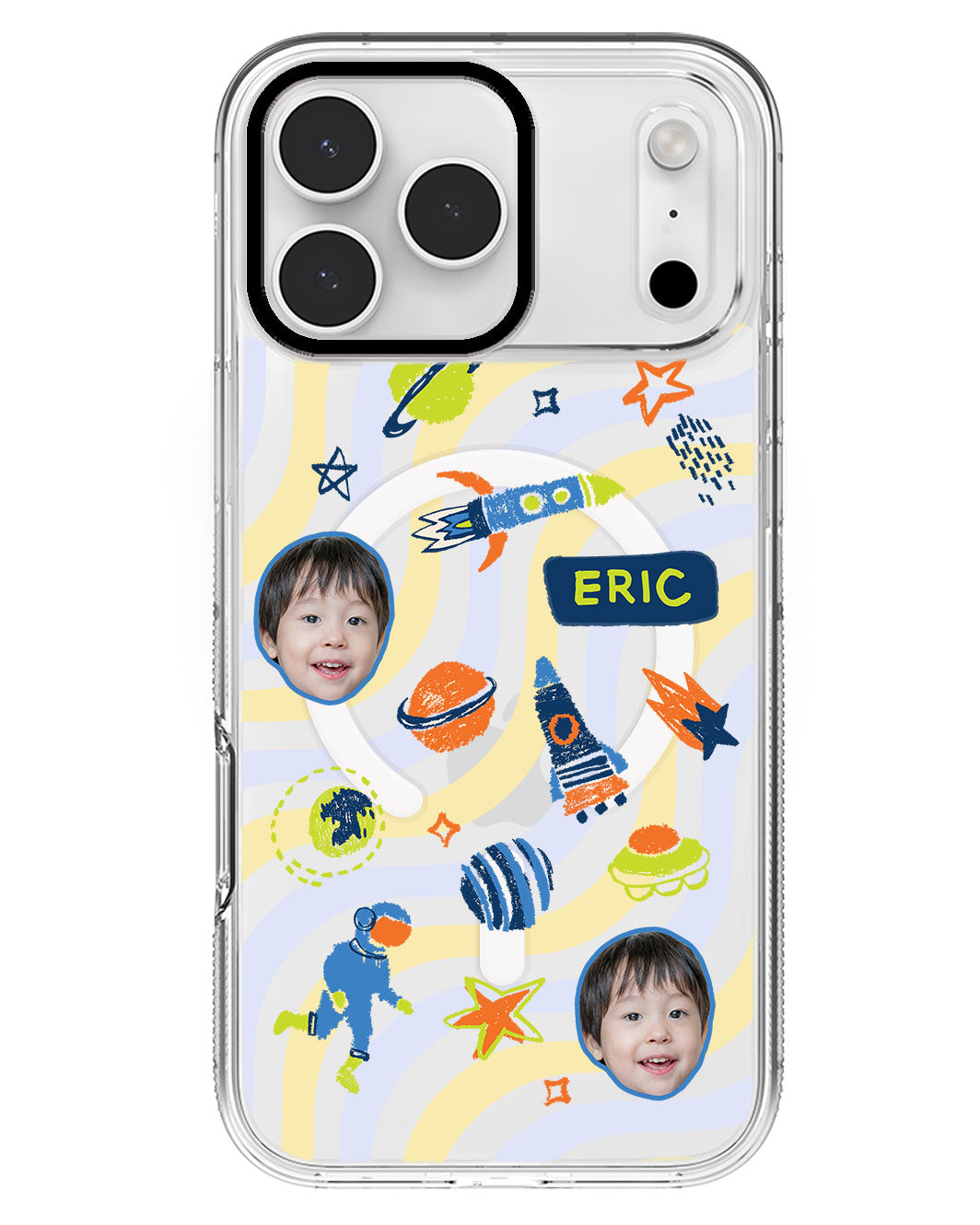 iPhone Rearguard MagSwap - Face Grid Galaxy