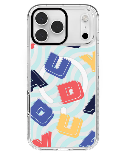 iPhone Rearguard MagSwap - Cool Monogram