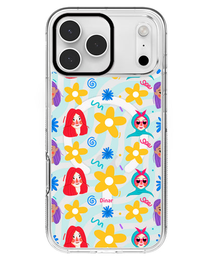 iPhone Rearguard MagSwap - Daisy Faces