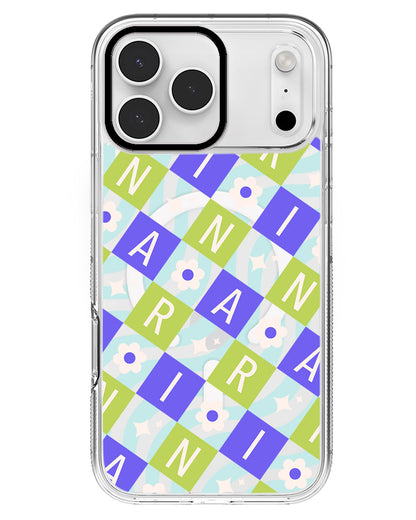 iPhone Rearguard MagSwap - CUSTOM MONOGRAM 3.0 Flower Grid 5.0