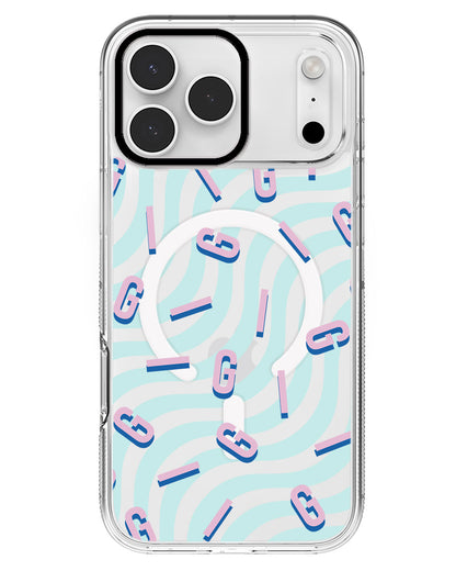 iPhone Rearguard MagSwap - CUSTOM MONOGRAM 1.0 Cotton Candy