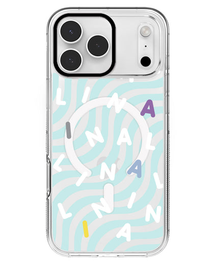 iPhone Rearguard MagSwap - CUSTOM MONOGRAM 2.0 White