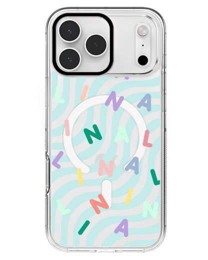 iPhone Rearguard MagSwap - CUSTOM MONOGRAM 2.0 Rainbow