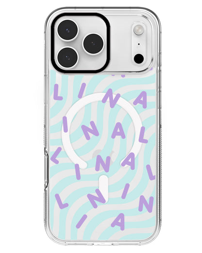 iPhone Rearguard MagSwap - CUSTOM MONOGRAM 2.0 Lilac