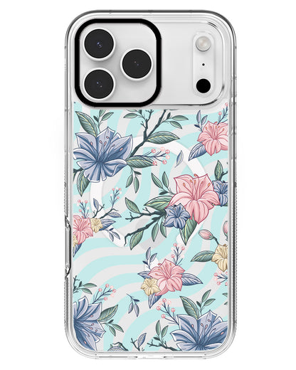 iPhone Rearguard MagSwap - Pink & Blue Floral