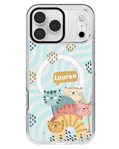 iPhone Rearguard MagSwap - Rainbow Meow 2.0