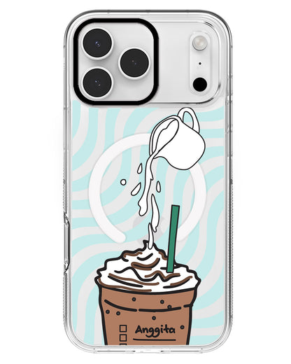 iPhone Rearguard MagSwap - Coffee Frappe