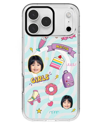 iPhone Rearguard MagSwap - Face Grid Comic