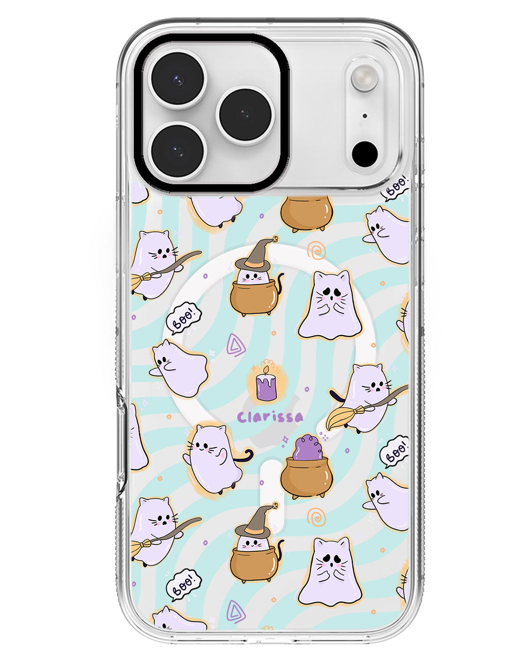 iPhone Rearguard MagSwap - Spooky Cat