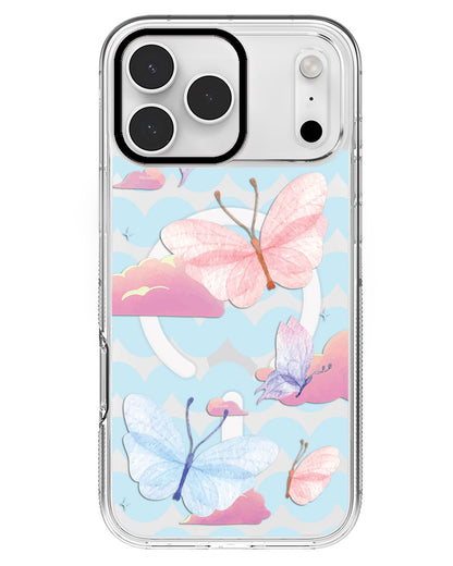 iPhone Rearguard MagSwap - Butterfly & Clouds