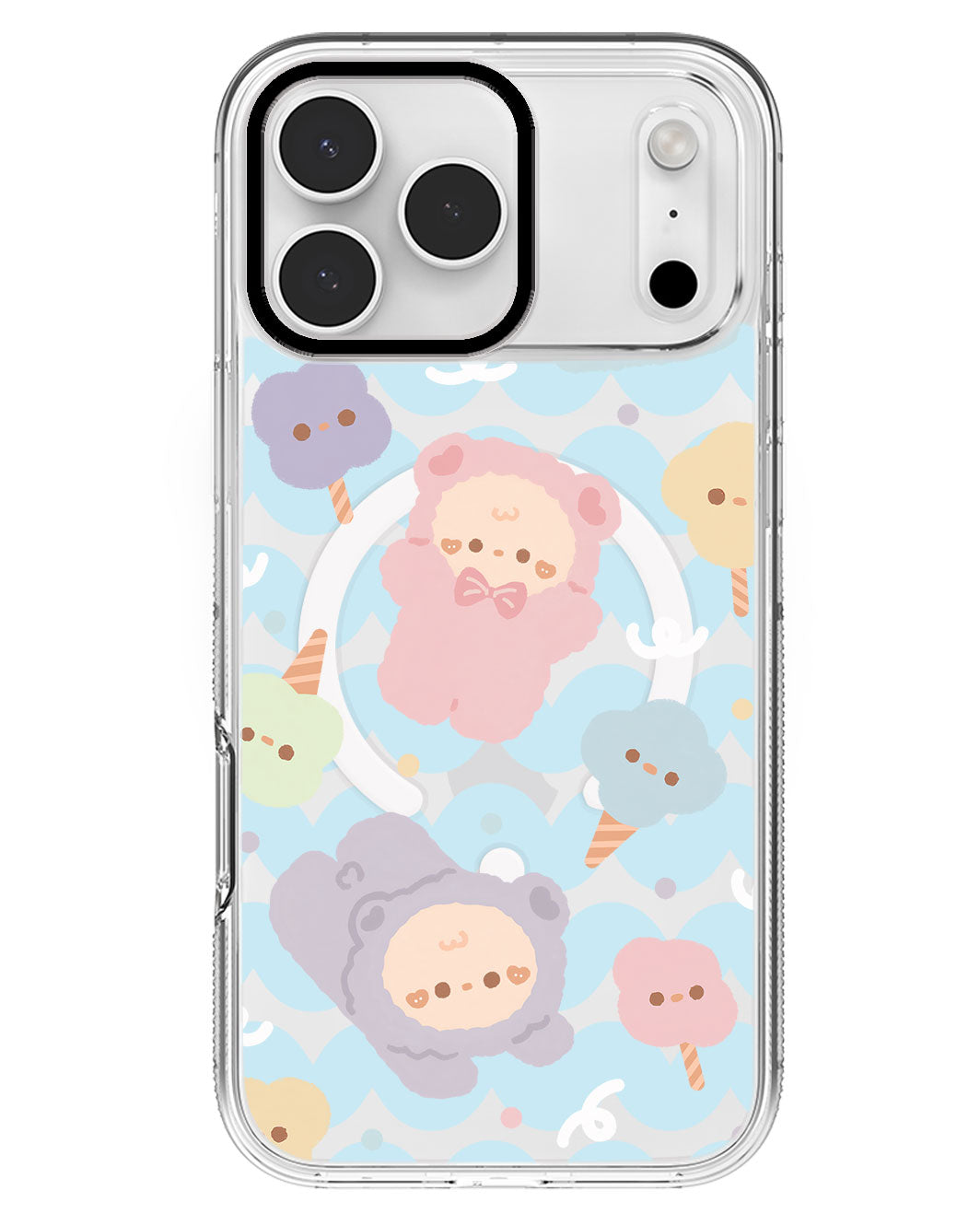 iPhone Rearguard MagSwap - Cotton Teddy