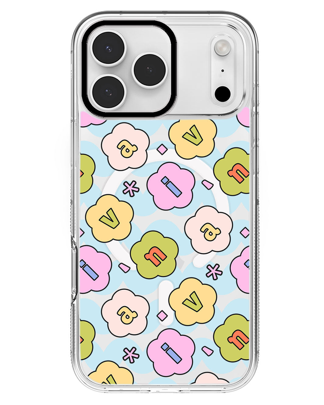 iPhone Rearguard MagSwap - CUSTOM MONOGRAM 3.0 Flower Petals 1.0