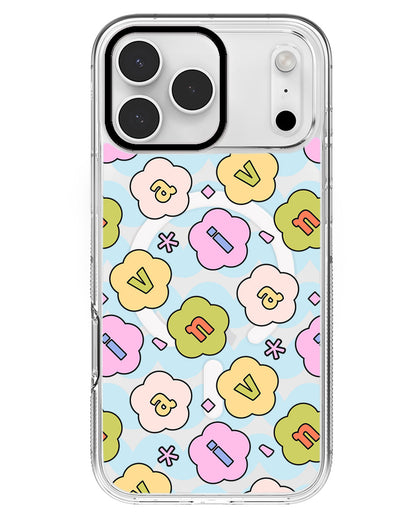iPhone Rearguard MagSwap - CUSTOM MONOGRAM 3.0 Flower Petals 1.0
