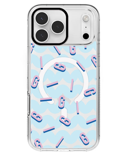 iPhone Rearguard MagSwap - CUSTOM MONOGRAM 1.0 Cotton Candy
