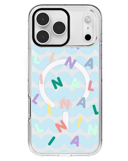 iPhone Rearguard MagSwap - CUSTOM MONOGRAM 2.0 Rainbow