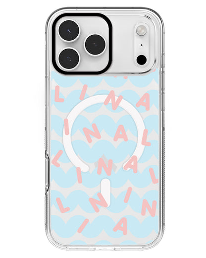 iPhone Rearguard MagSwap - CUSTOM MONOGRAM 2.0 Rosewater