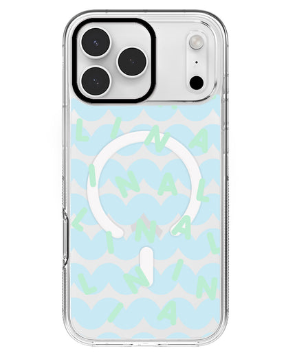 iPhone Rearguard MagSwap - CUSTOM MONOGRAM 2.0 Tosca