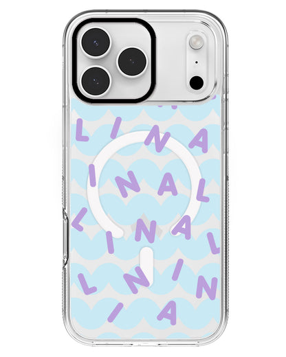 iPhone Rearguard MagSwap - CUSTOM MONOGRAM 2.0 Lilac