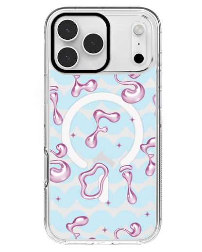 iPhone Rearguard MagSwap - Pink Chrome Monogram