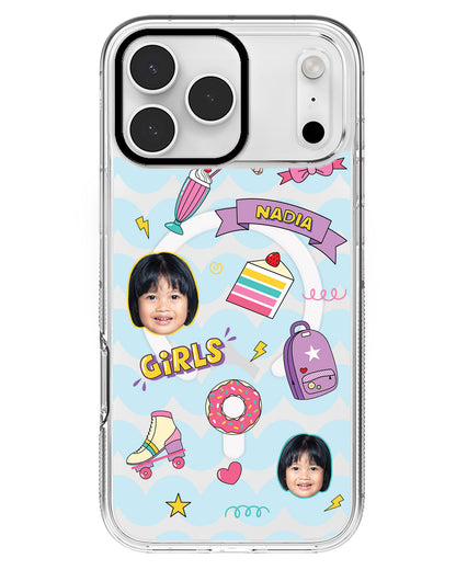 iPhone Rearguard MagSwap - Face Grid Comic