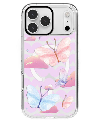 iPhone Rearguard MagSwap - Butterfly & Clouds