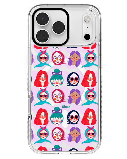 iPhone Rearguard MagSwap - Cute Sweety Faces
