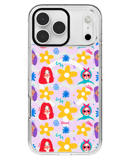 iPhone Rearguard MagSwap - Daisy Faces