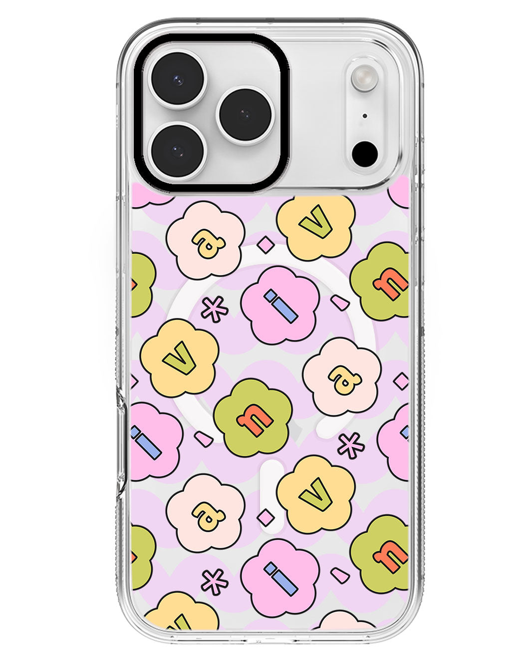 iPhone Rearguard MagSwap - CUSTOM MONOGRAM 3.0 Flower Petals 1.0