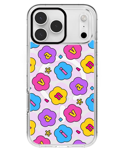 iPhone Rearguard MagSwap - CUSTOM MONOGRAM 3.0 Flower Petals 4.0