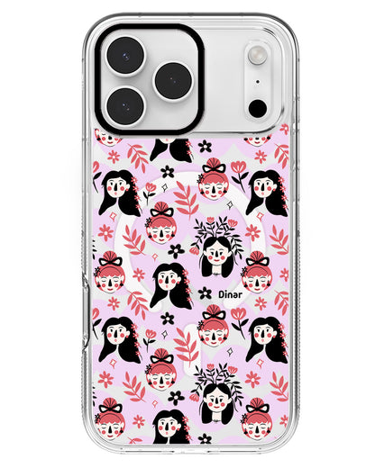 iPhone Rearguard MagSwap - Flowery Faces
