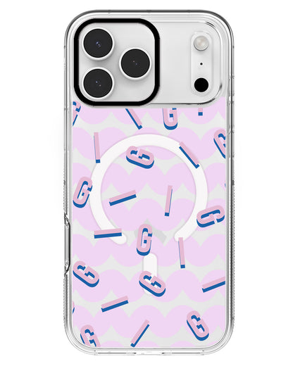iPhone Rearguard MagSwap - CUSTOM MONOGRAM 1.0 Cotton Candy
