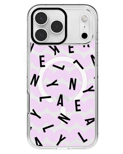 iPhone Rearguard MagSwap - CUSTOM MONOGRAM 2.0 Noir