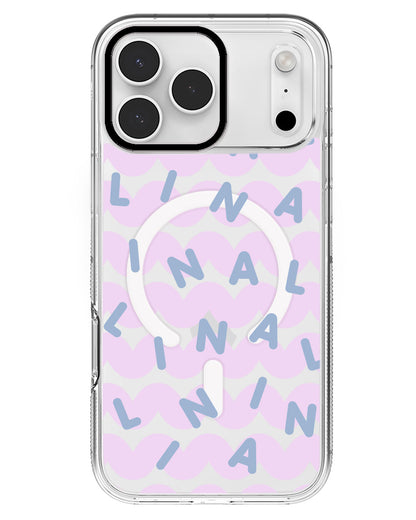 iPhone Rearguard MagSwap - CUSTOM MONOGRAM 2.0 Blue