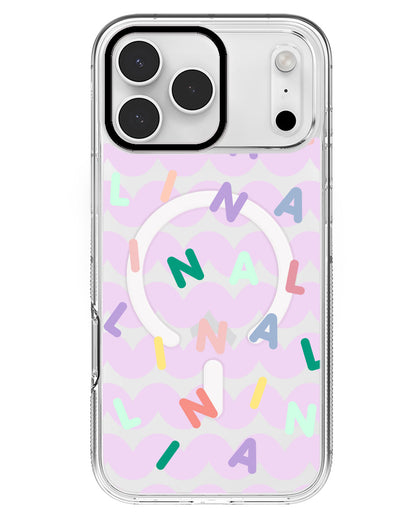 iPhone Rearguard MagSwap - CUSTOM MONOGRAM 2.0 Rainbow