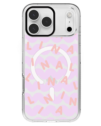 iPhone Rearguard MagSwap - CUSTOM MONOGRAM 2.0 Rosewater