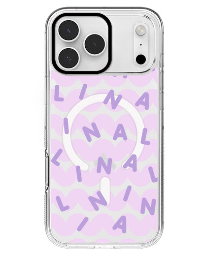 iPhone Rearguard MagSwap - CUSTOM MONOGRAM 2.0 Lilac