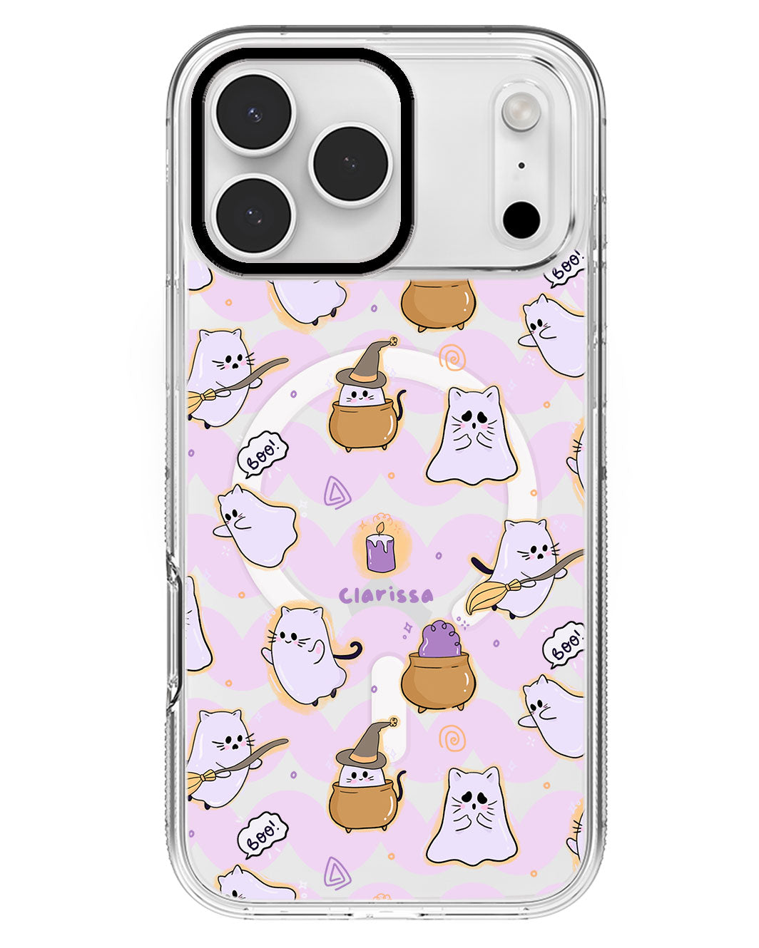 iPhone Rearguard MagSwap - Spooky Cat
