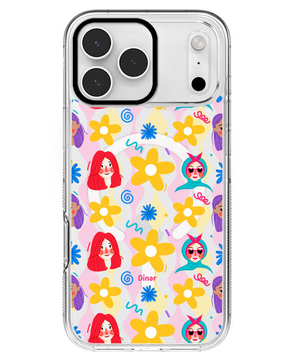 iPhone Rearguard MagSwap - Daisy Faces