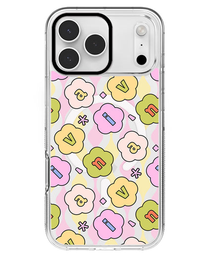 iPhone Rearguard MagSwap - CUSTOM MONOGRAM 3.0 Flower Petals 1.0