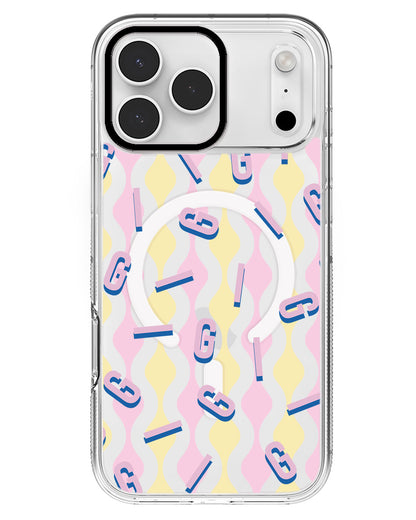 iPhone Rearguard MagSwap - CUSTOM MONOGRAM 1.0 Cotton Candy