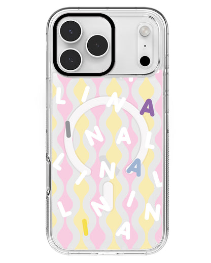 iPhone Rearguard MagSwap - CUSTOM MONOGRAM 2.0 White