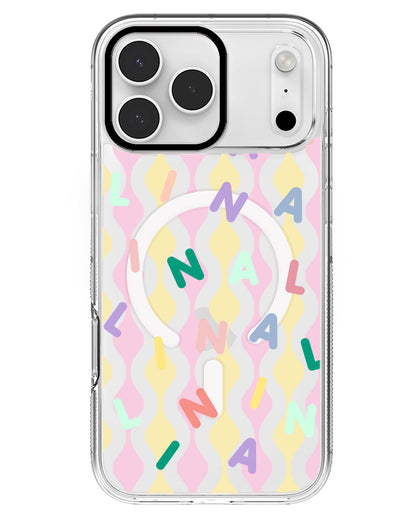 iPhone Rearguard MagSwap - CUSTOM MONOGRAM 2.0 Rainbow