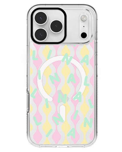 iPhone Rearguard MagSwap - CUSTOM MONOGRAM 2.0 Tosca