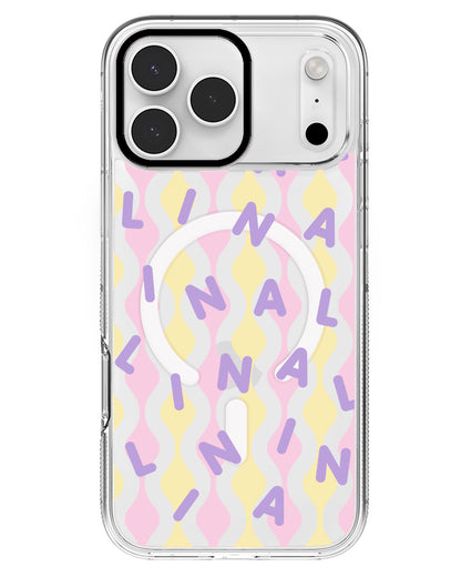 iPhone Rearguard MagSwap - CUSTOM MONOGRAM 2.0 Lilac