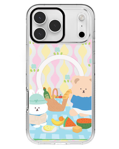 iPhone Rearguard MagSwap - Picnic Bear Blue