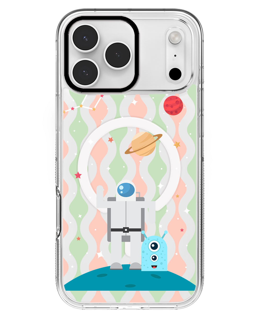 iPhone Rearguard MagSwap - Blue Alien
